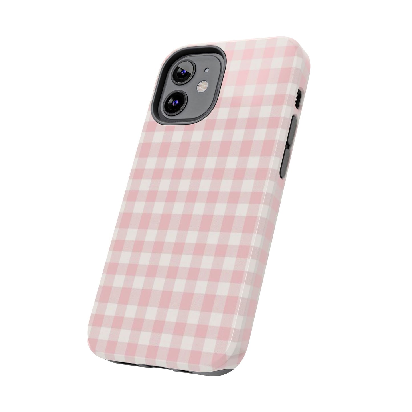 pink & white checkered pattern