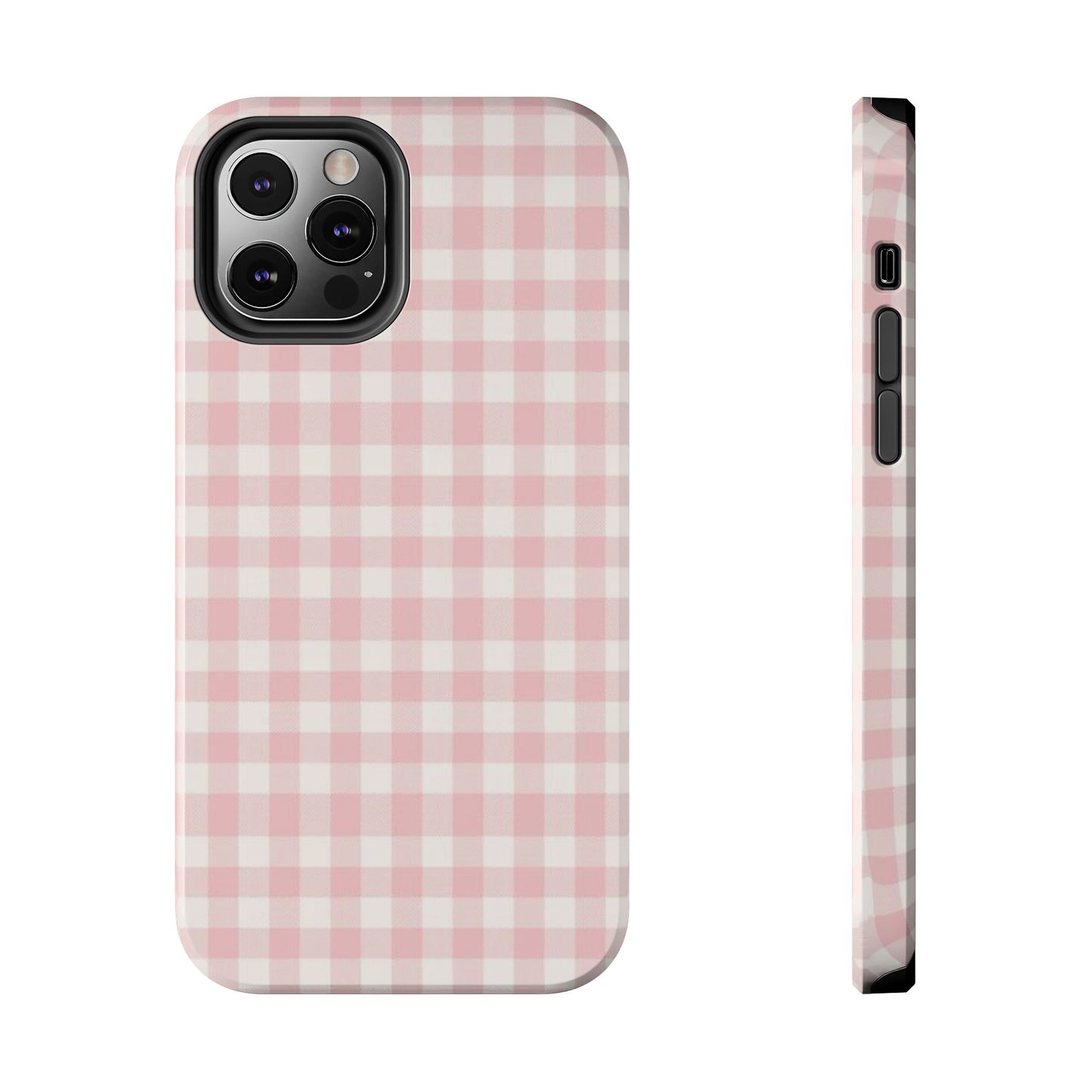 pink & white checkered pattern