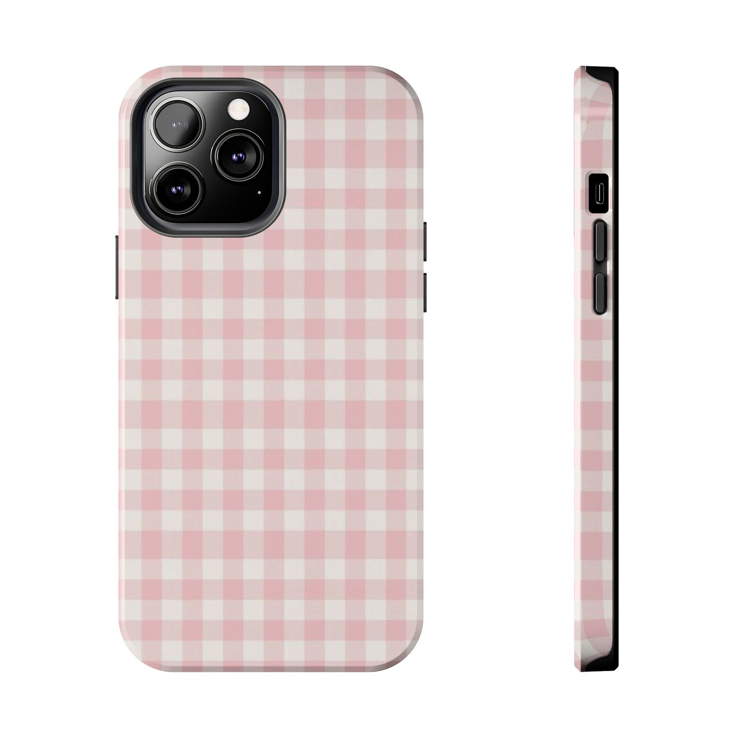 pink & white checkered pattern