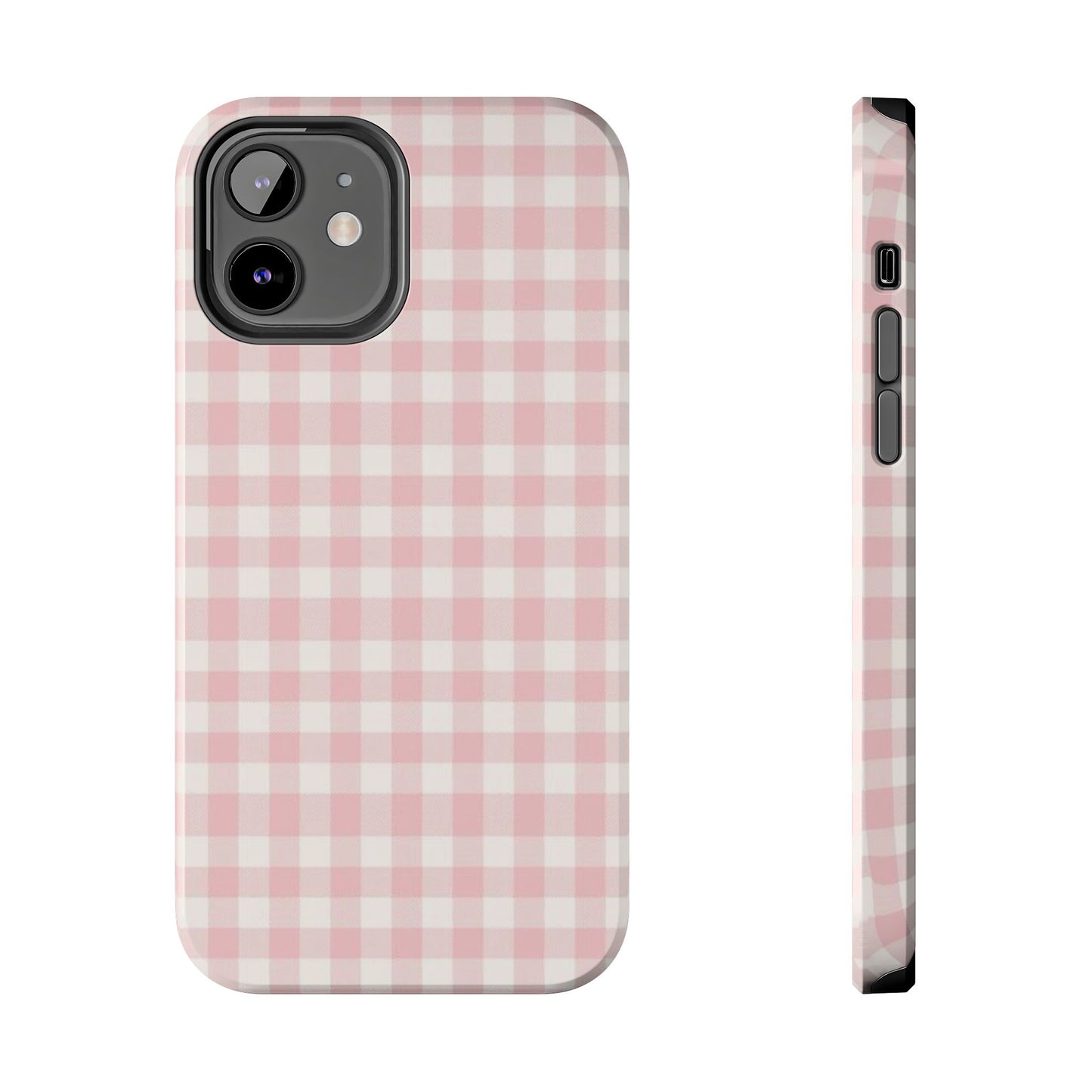 pink & white checkered pattern