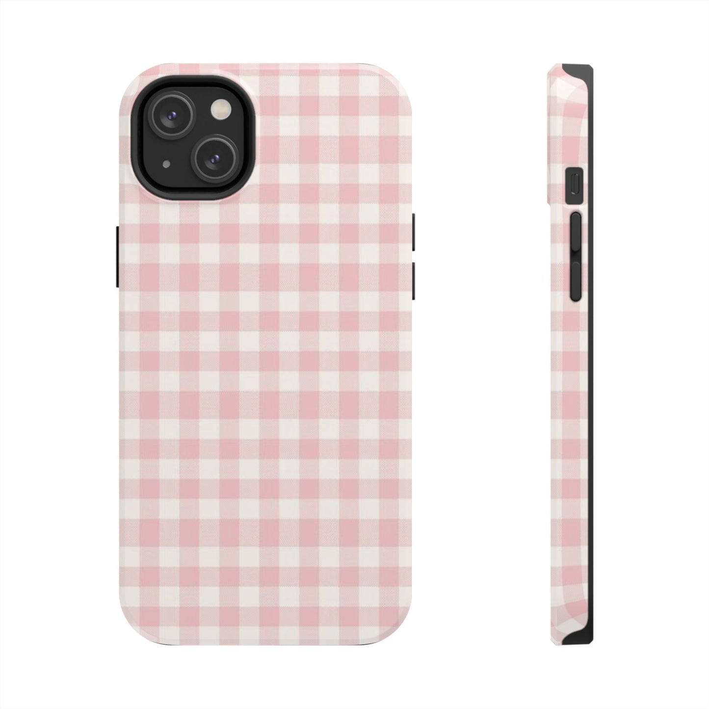 pink & white checkered pattern