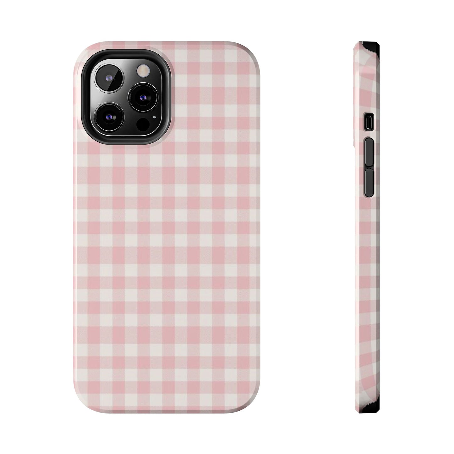 pink & white checkered pattern