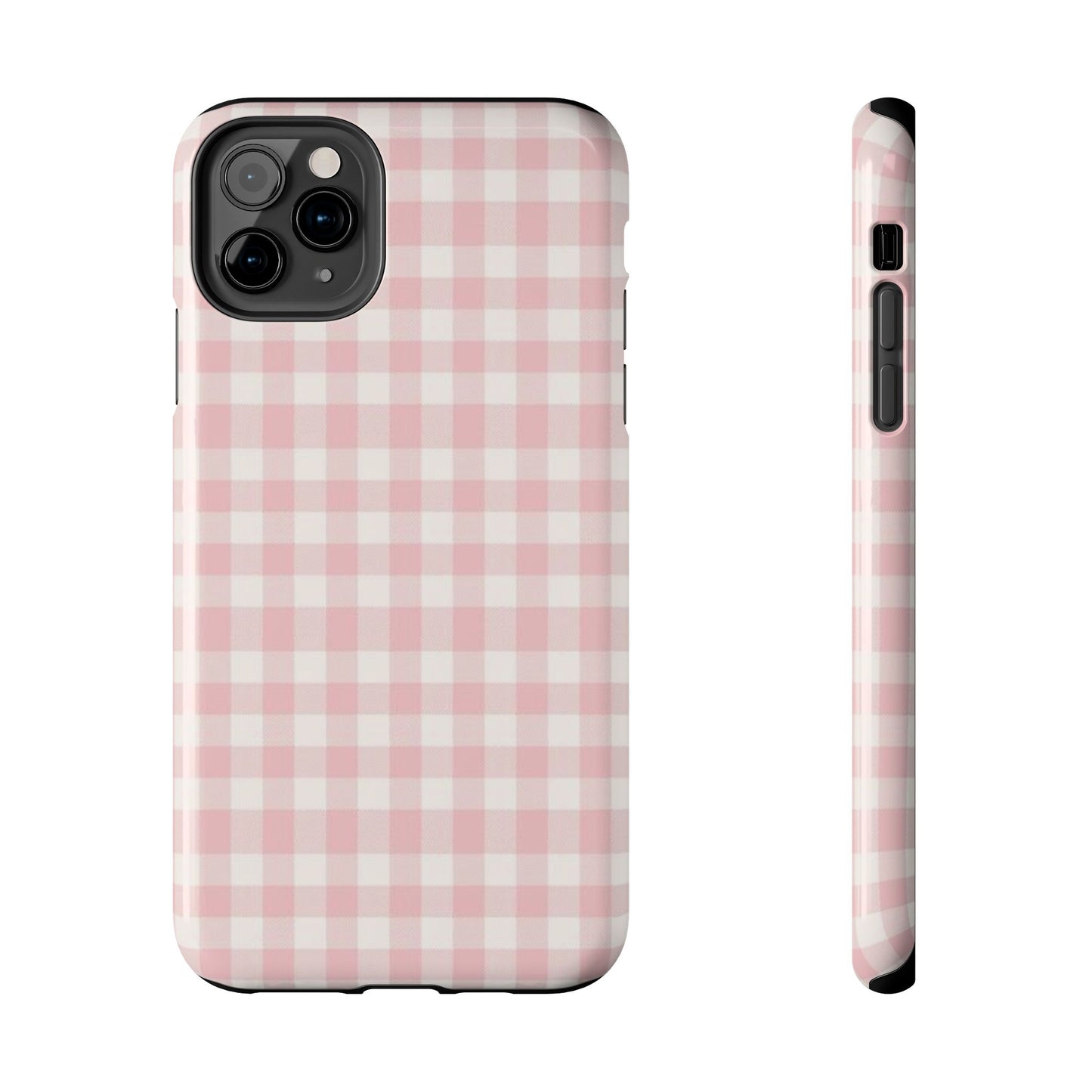 pink & white checkered pattern