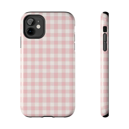 pink & white checkered pattern