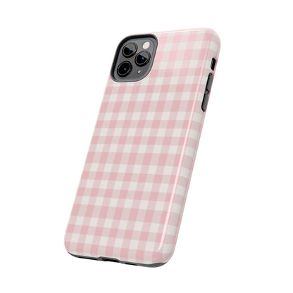 pink & white checkered pattern