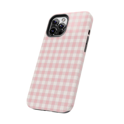 pink & white checkered pattern