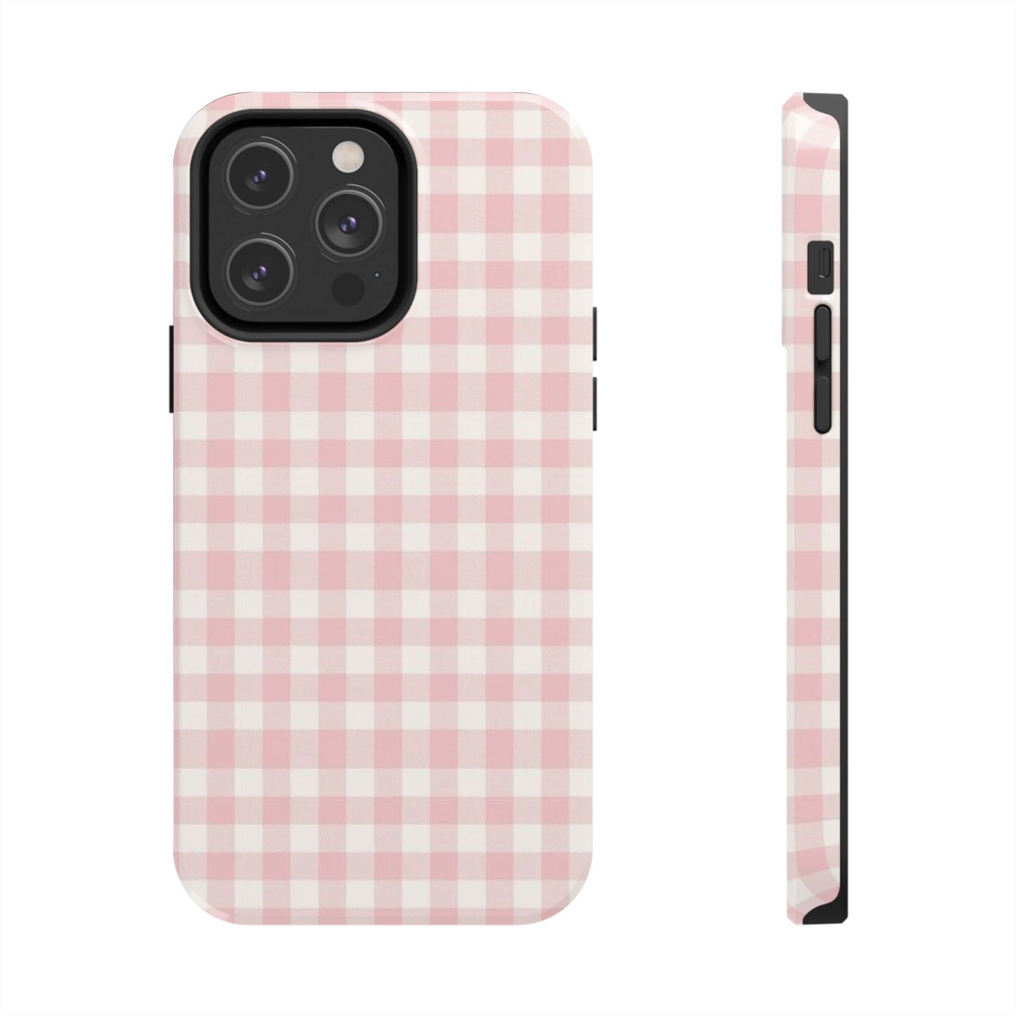 pink & white checkered pattern