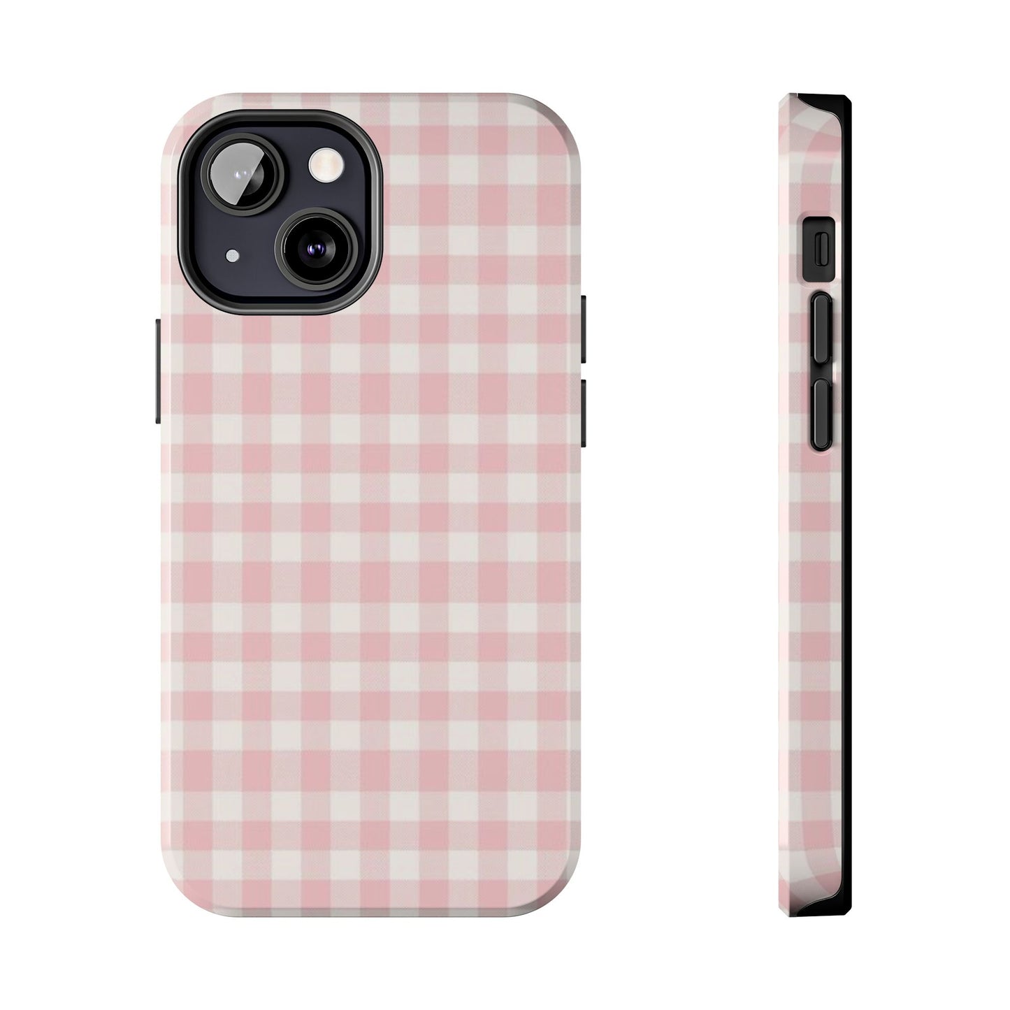 pink & white checkered pattern