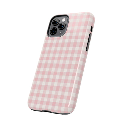 pink & white checkered pattern