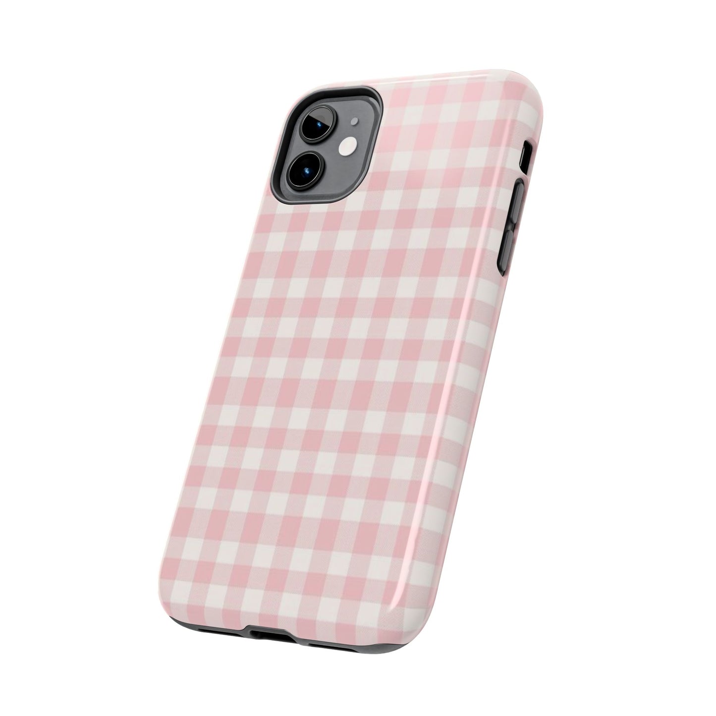 pink & white checkered pattern